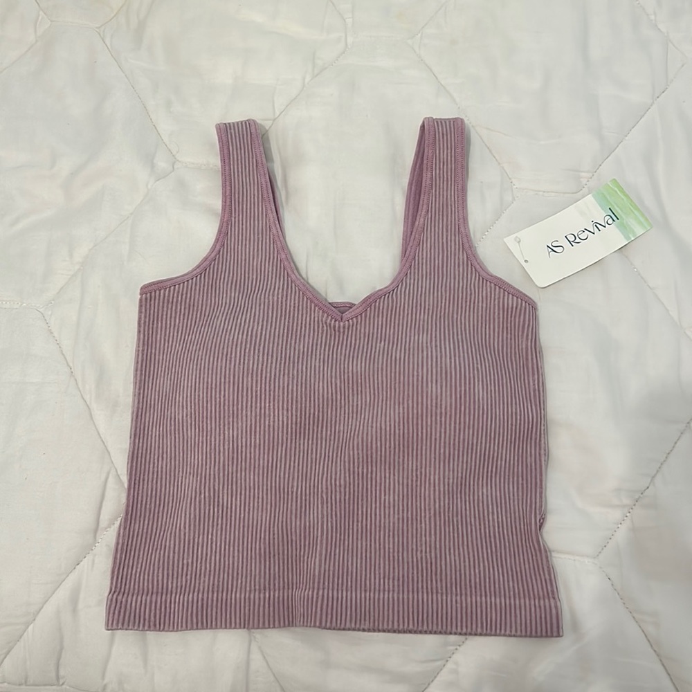 Women’s Purple AS Revival Altar’d State Tank Top One Size NWT